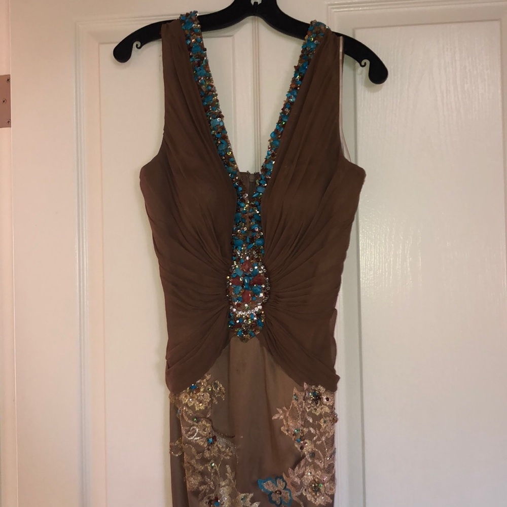 Sequenced Mandalay midi gown